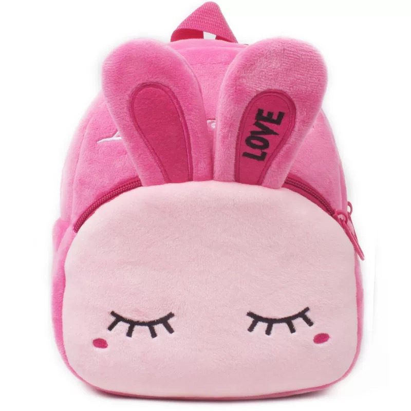 Bolso de felpa informal para bebés transfronterizos, monedero de año, reducción de la carga, mochila de comercio exterior de dibujos animados, mochila de ocio