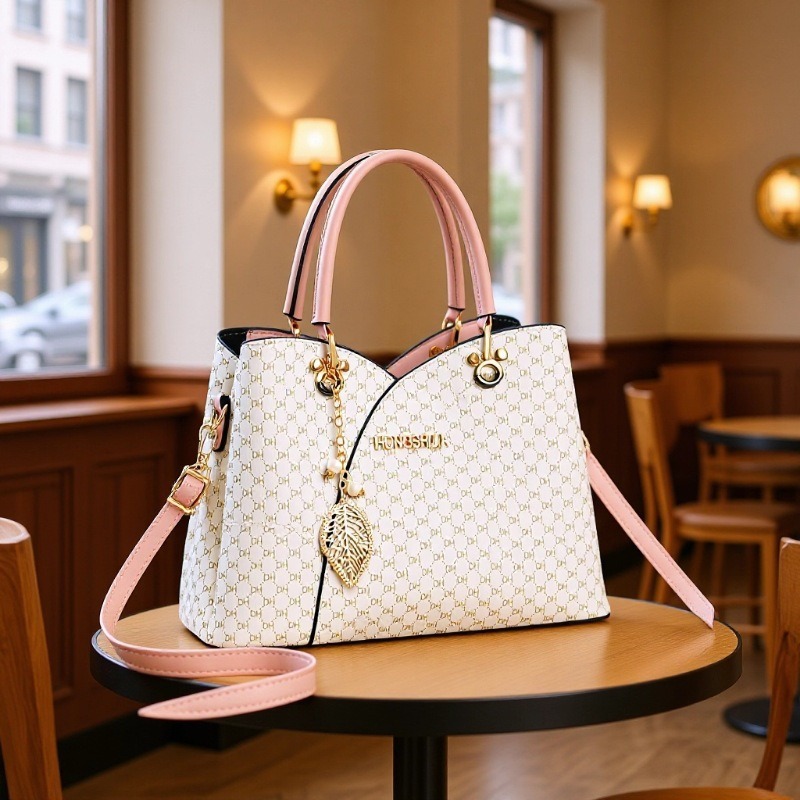 Bolso de mano de mujer retro, mujer 2025, nueva bolsa de madres de mediana edad, nueva bolsa de mujer de gran capacidad, bolso de hombro
