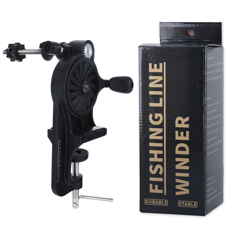 Carrete de pesca dispositivo online carrete de pesca Winder línea de pesca Winder dispositivo online de pesca Pesca rueda giratoria tambor bobinado línea colector de línea