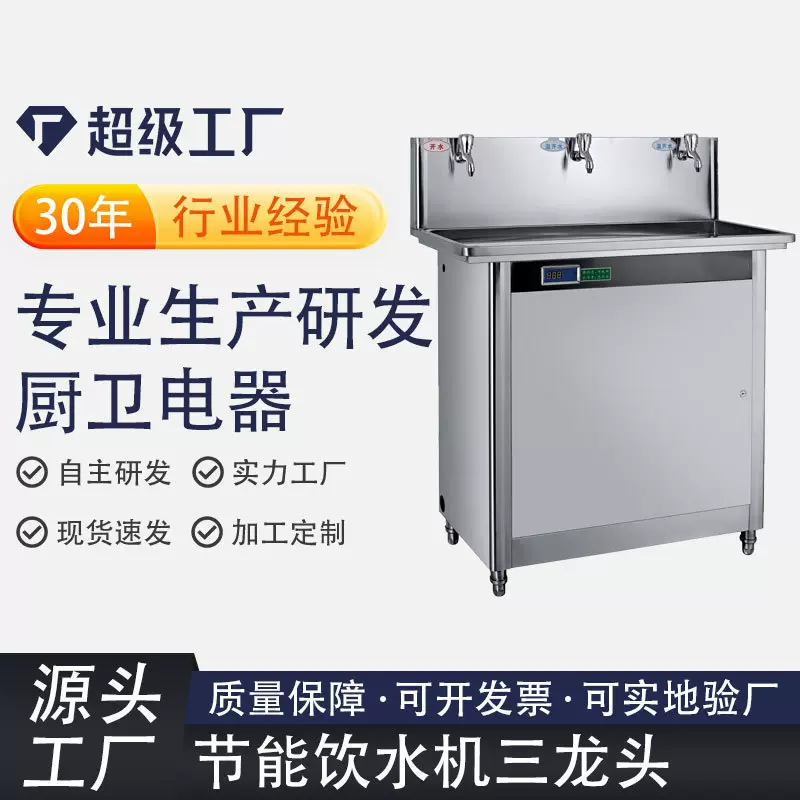 定制一开两温跨境商用直饮机学校工业节能饮水机开水器商用烧水机