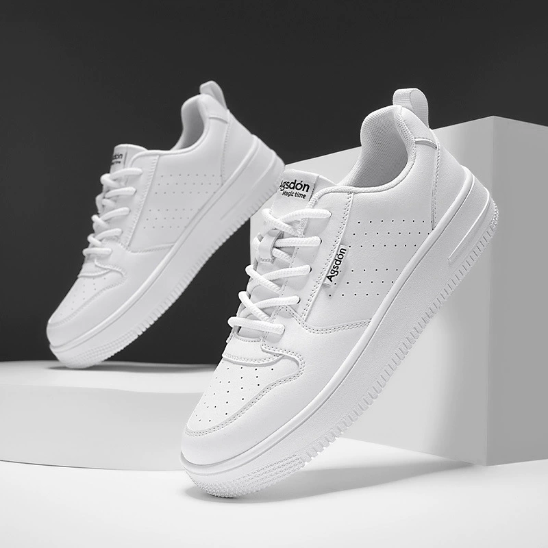 Мужская обувь Летняя маленькая белая обувь 2025 новая спортивная обувь дикая толстая подошва белая доска обувь мужская пробка дышащая повседневная обувь
