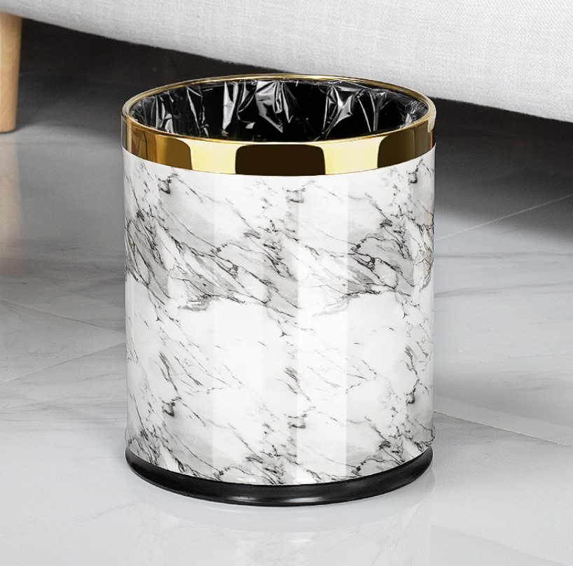 Basura de doble capa casa sala de estar creativa cocina de alta gama gran hotel habitación oficina luz lujo estilo baño