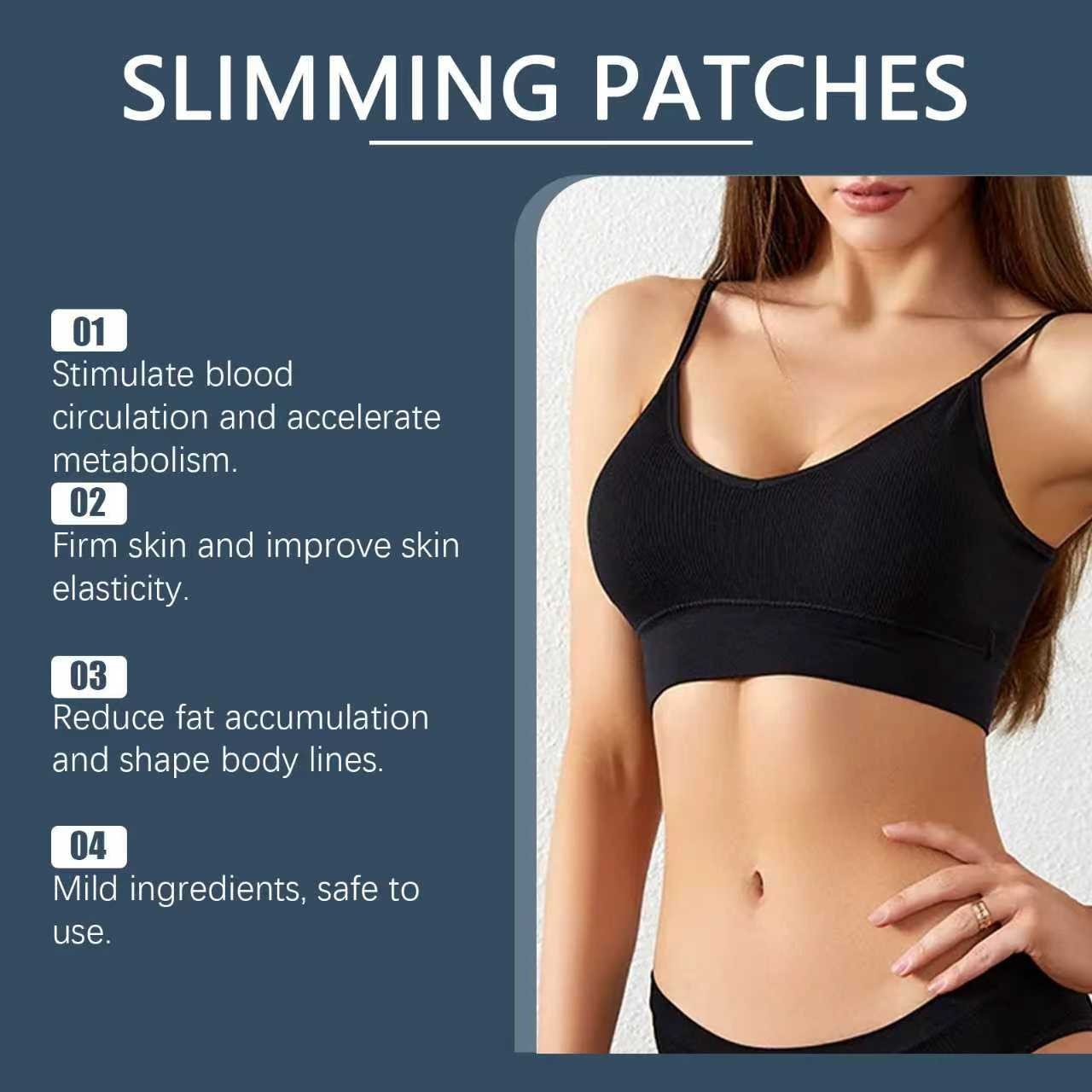 Body care sticker shaping show out body curve lazy arm abdomen skin belly navel stickers 4