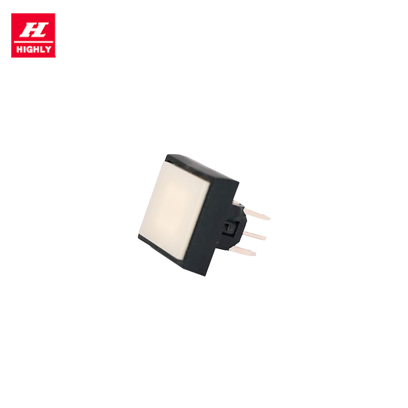 台湾HIGHLY海立PB6143F系列按键轻触开关带LED多颜色款式原装正品