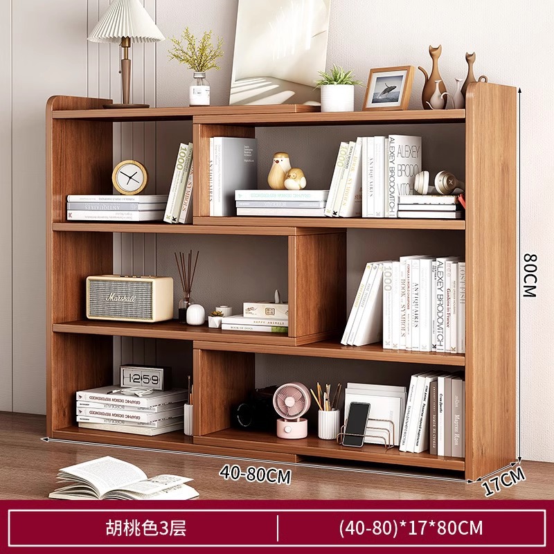 Estante de escritorio Estante de almacenamiento de estudiantes Estante de almacenamiento doméstico Estante de escritorio Estante de clasificación Estante de escritorio Estante de capas Estante de libros pequeño simple