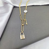 Advanced necklace, chain for key bag , 2022 collection, high-quality style, light luxury style, simple and elegant design, wholesale