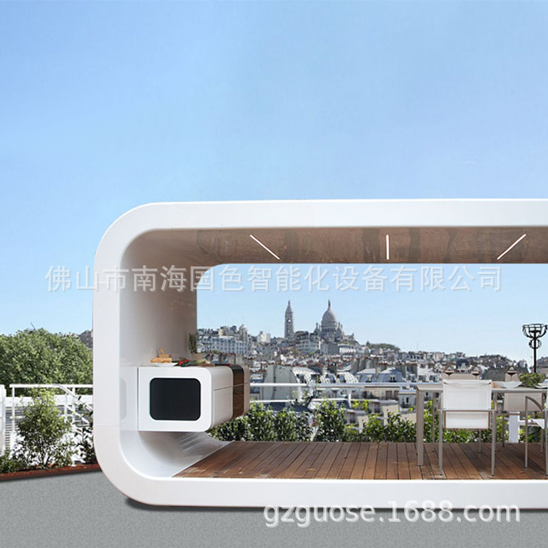 Mobile Apple cápsula B & B cápsula espacial cápsula de la fuerza cápsula de ensueño sala de cielo estrellado escénico fabricante de hoteles inteligentes de alta gama