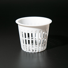 厂家直销83号优质PP原料塑料网篮/水培设备塑料栽培定植中号网篮