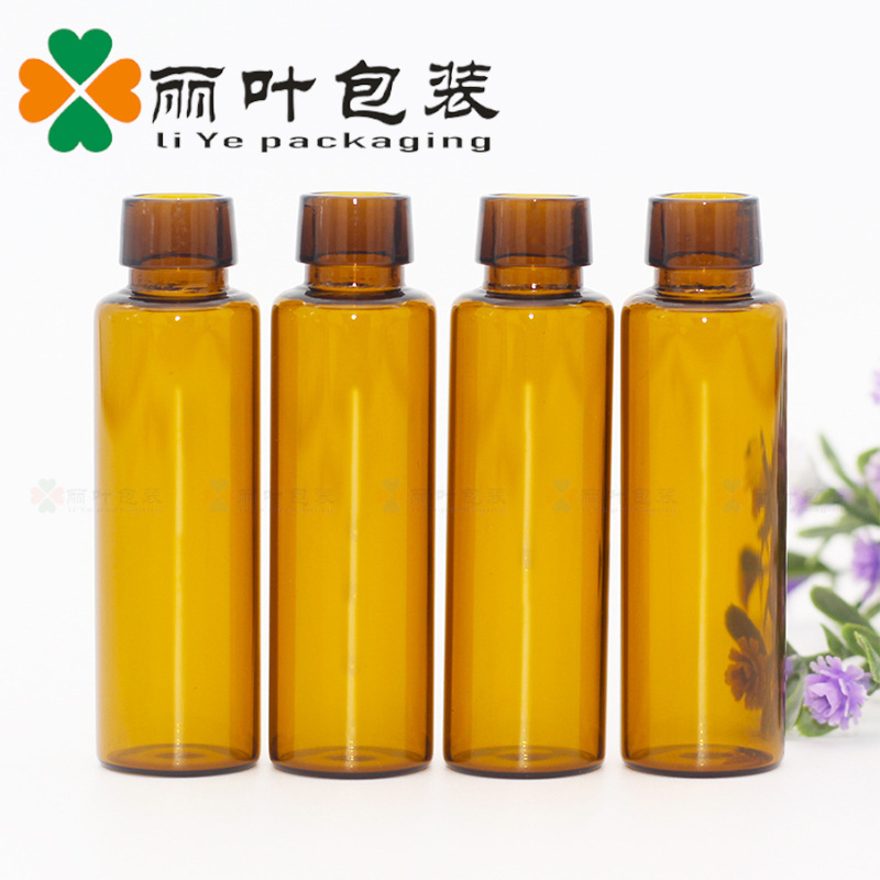 厂家直供 15ml茶色口服液瓶 医药食品饮料玻璃瓶 保健药液管制瓶