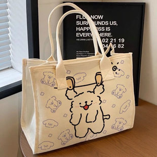 High quality cartoon one-shoulder bag, capacious shopping bag, backpack to go out