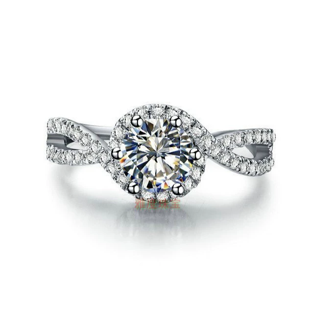 Новое монок diamond кольцо, углеродное diamond кольцо, закрученное кольцо, завод оптом 1 ct кольцо