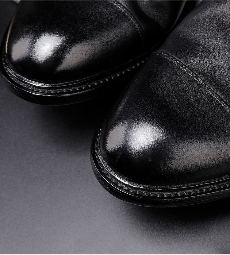 Leather outsole washed retro formal spring and autumn men low top lace-up classic shoes pointy Derby leather Shoes men shoe fashion_voghion.com