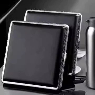 Кортикальный портсигар 20 штук 8,0 мм грубая ручная раскатка дыма металлический кожаный материал ультратонкий простой портативный характер