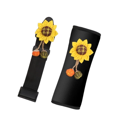 Seat belt shoulder pad — Shoulder Pad Protective Cover - sunflower-retainer-shoulder-pad