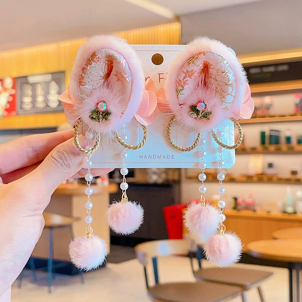 Pink rabbit ear