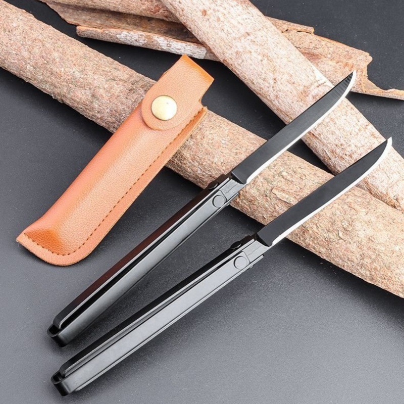 户外多功能M390机械折叠式削皮刀烧烤水果刀不锈钢锋利刀破窗神器