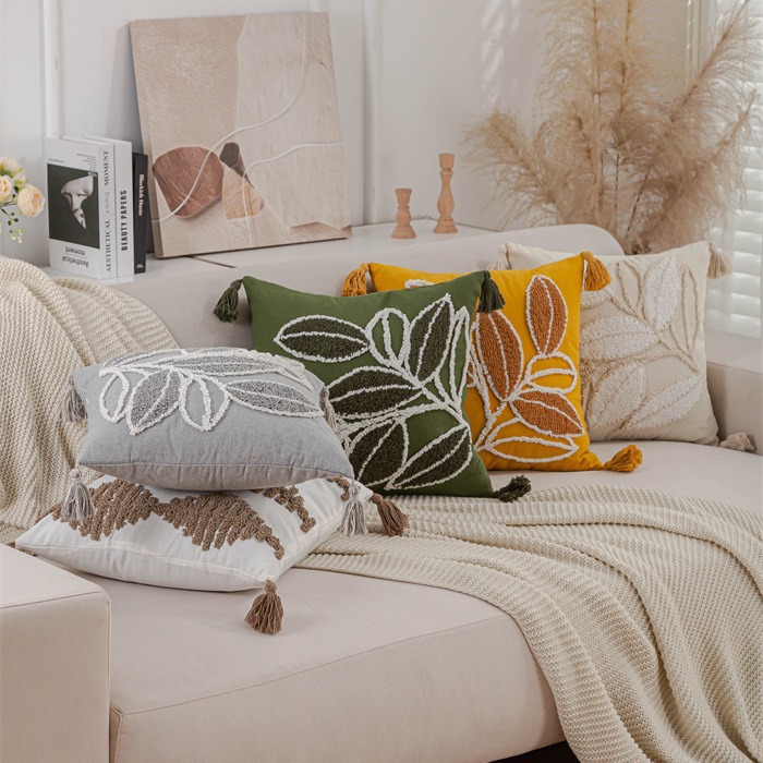 Nórdico inswind bordado almohada cubierta de cuadrícula sala de estar sofá almohada almohada de cabecera almohada de decoración de alojamiento marroquí image 3