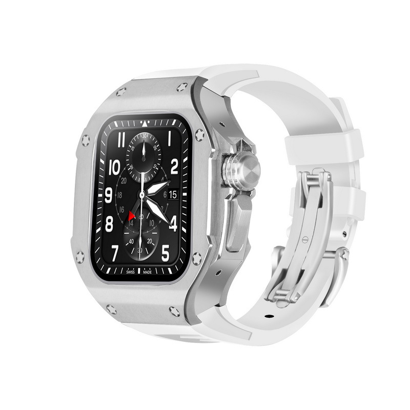 Para iwatch ultra49 reloj correa de Apple Correa protectora Shell 316L Acero inoxidable Richard cambiado al traje