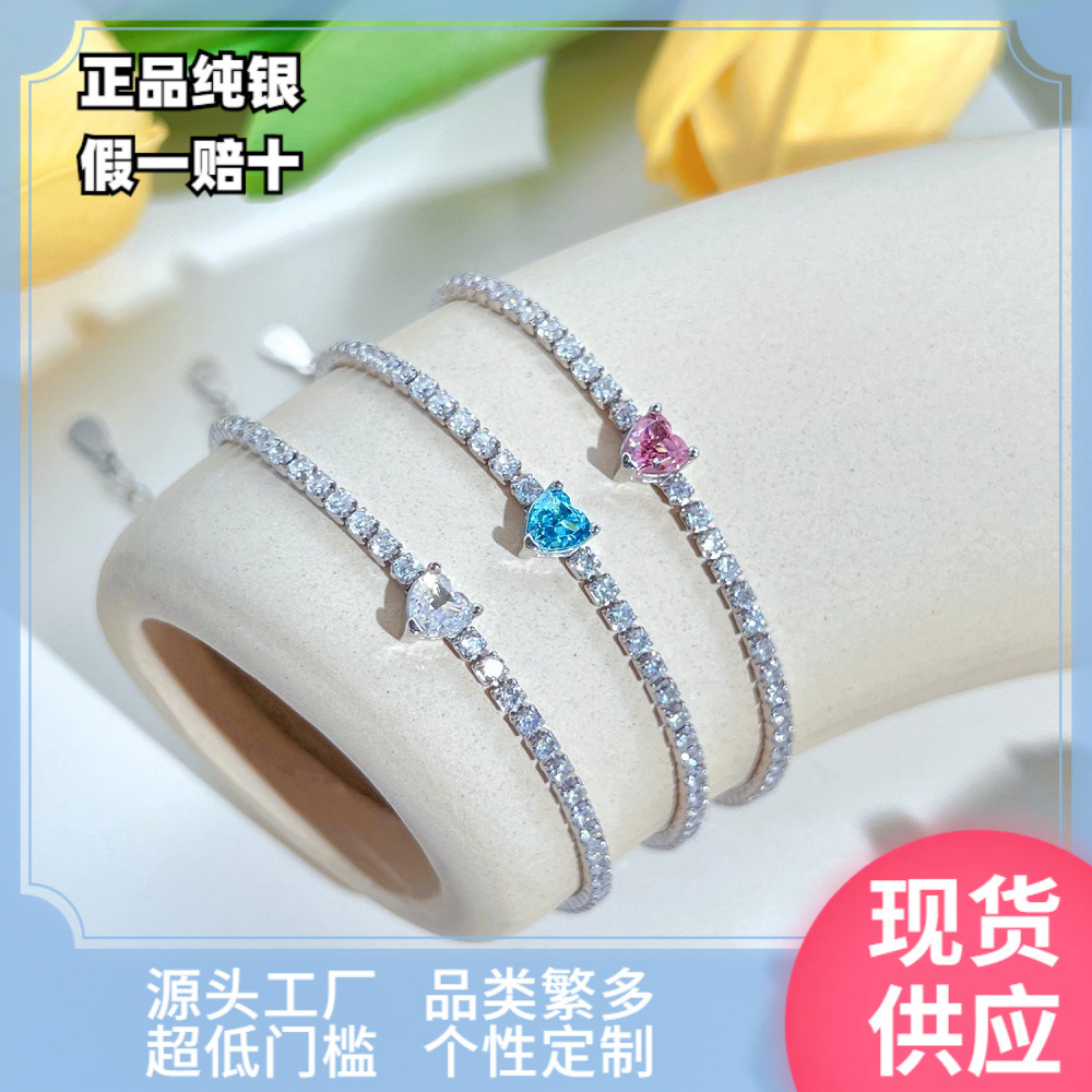 Tennis fashionable bracelet with zircon