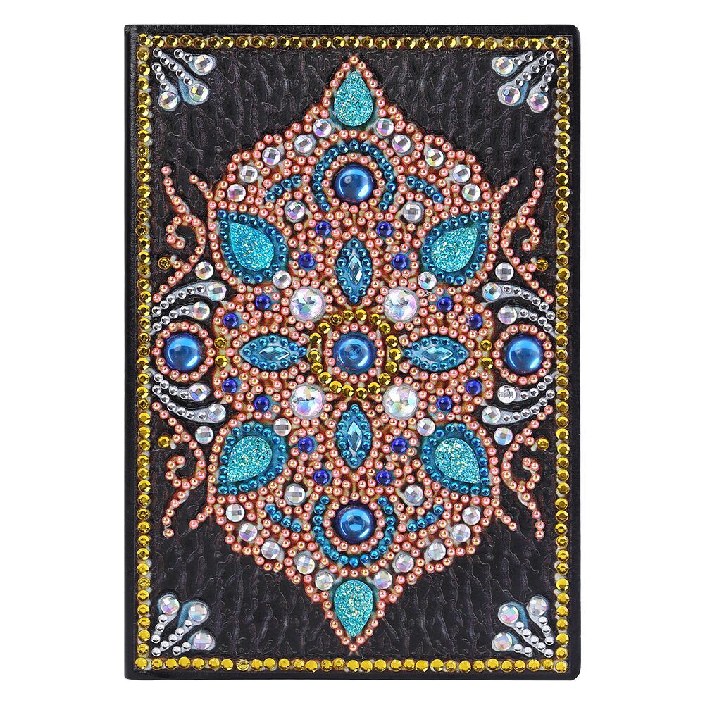 Cuaderno de dibujo de diamantes transfronterizos 5d punto diámetro pintura pegatinas de sexo opuesto mariposa DIY manual cuaderno de notas de cristal