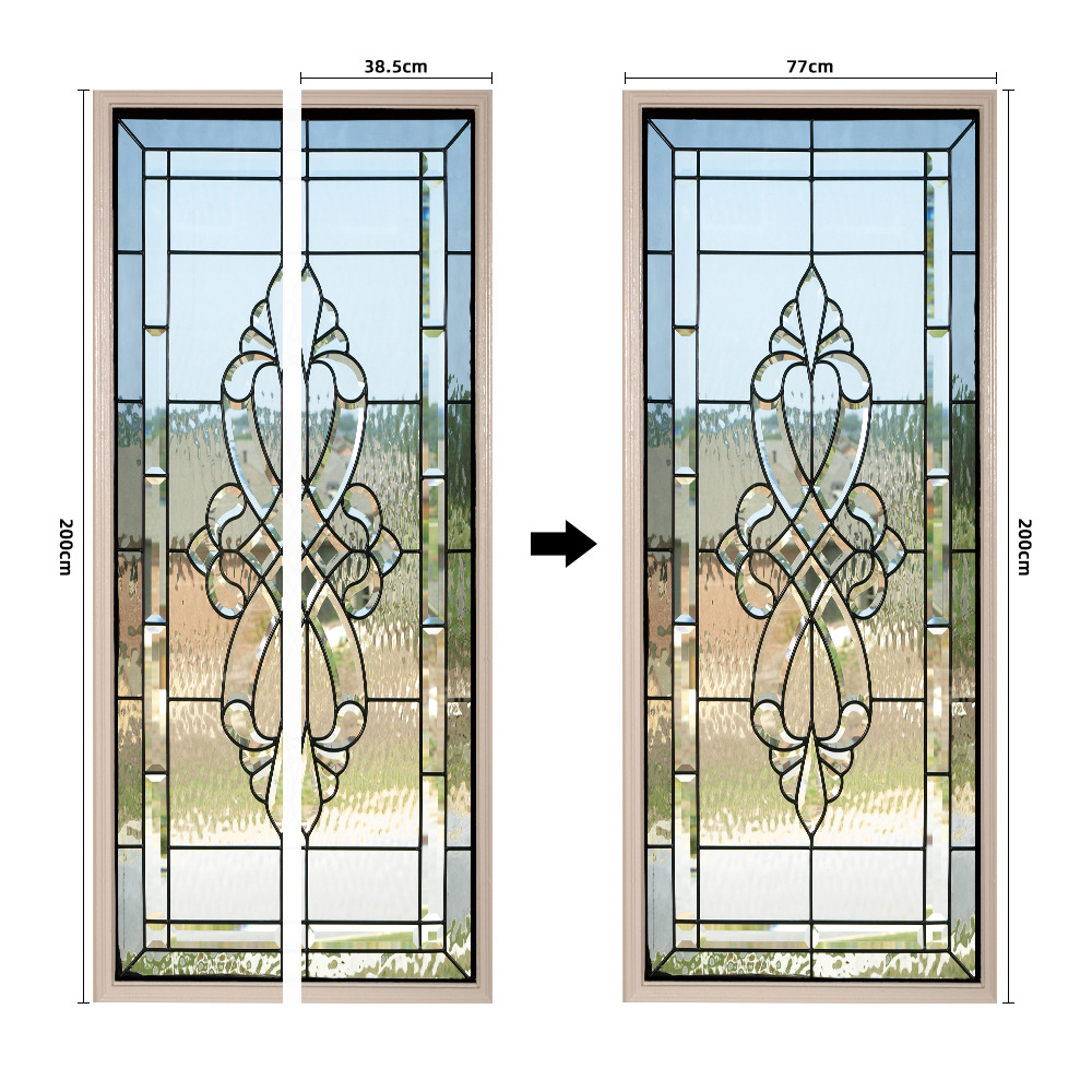 Pegatinas para puertas 3D respetuosas con el medio ambiente, autoadhesivos, fabricantes de origen al por mayor, patrones populares transfronterizos de alta definición, adhesivos para puertas impermeables, a prueba de aceite y antiincrustantes