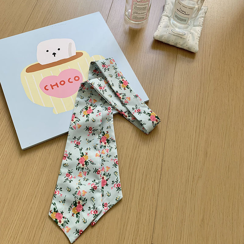 Bufandas de seda para mujeres con camisas de cuello de corbata de nuevo leopardo bufandas de seda largas cinta de cabello