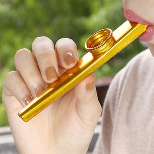 Kazoo Kazoo Metal Simple Instrument Accompaniment Ukulele Companion Student Adult Kidsren Performance Level