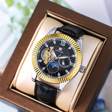 奥古拉斯多功能全自动机械手表时尚潮流高档奢华防水夜光男士腕表