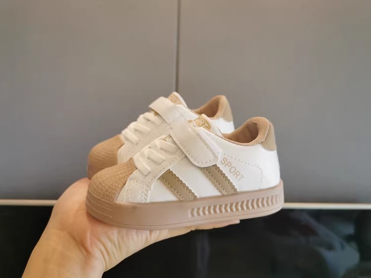 Frühling Herbst Walking Kindergarten Weiß Baby Kleine kinder Bord Schuhe Jungen und Mädchen Sport_voghion.com