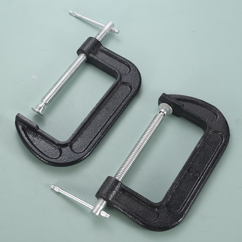 Las ventas de la fábrica de hierro fundido de luz Clip en forma de G Clip en forma de D Clip de carpintería tipo C accesorio fijo Clip de carpintería G (pesado)