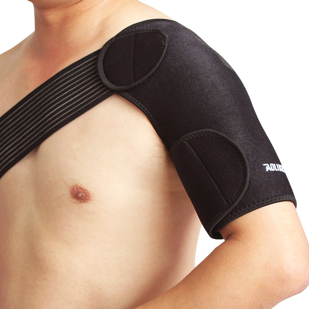 Venta al por mayor almohadilla de hombro vendaje deportes tensión almohadilla de hombro transpirable protección hombro solo hombro deportes en stock