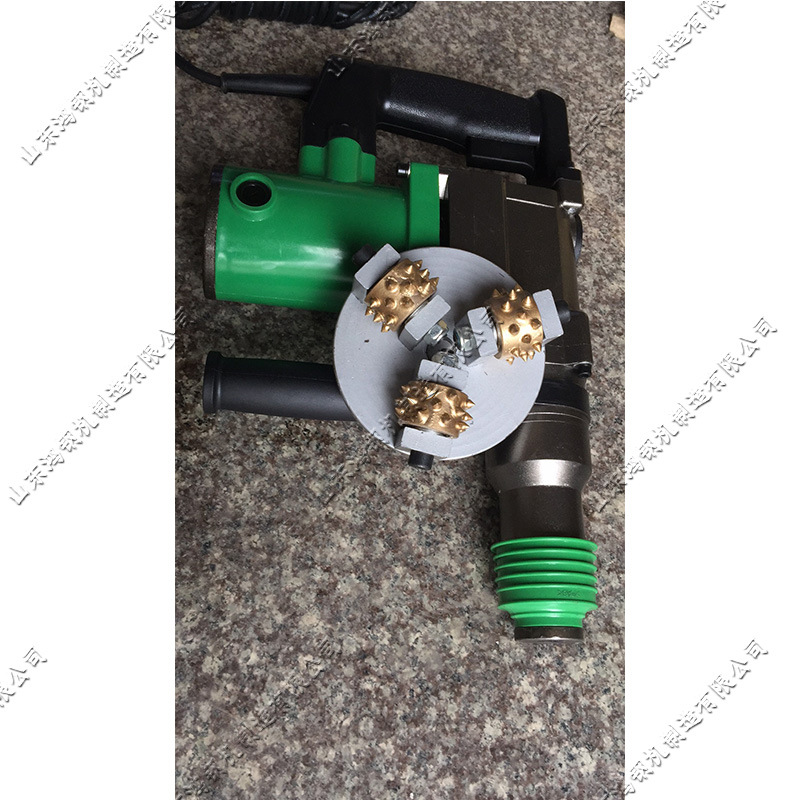 电动手持式凿毛机 冲击式荔枝面凿毛工具 混凝土地面拉毛设备