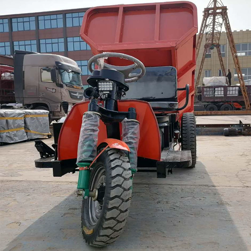 Это электрический 03-й минный тягач, электрическая модель 2, трехтонный малый электрический трицикл, печной грузовик-трицикл.