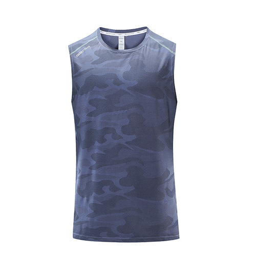 Vest men's loose sports sleeveless summer running quick-drying men's T-shirt fitness clothes basketball sweat-absorbent training clothes