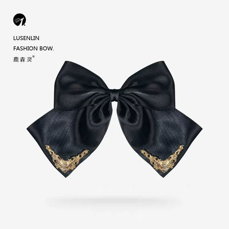 (Cross-border trading), retro brooch pearl with bow, shirt, bow tie, french style, high-quality style