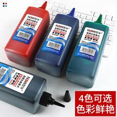 Whiteboard pen ink water-based erasable refill liquid black red blue green 500ML bottled super large capacity ink wholesale