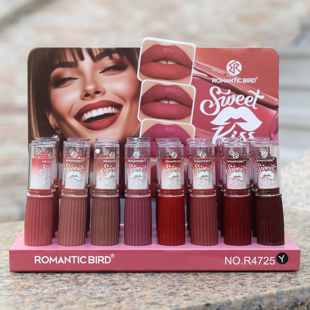 Transparent Cover Matte Lipstick R4725Y [ROMANTIC BIRD] MATTE LIPSTICK
