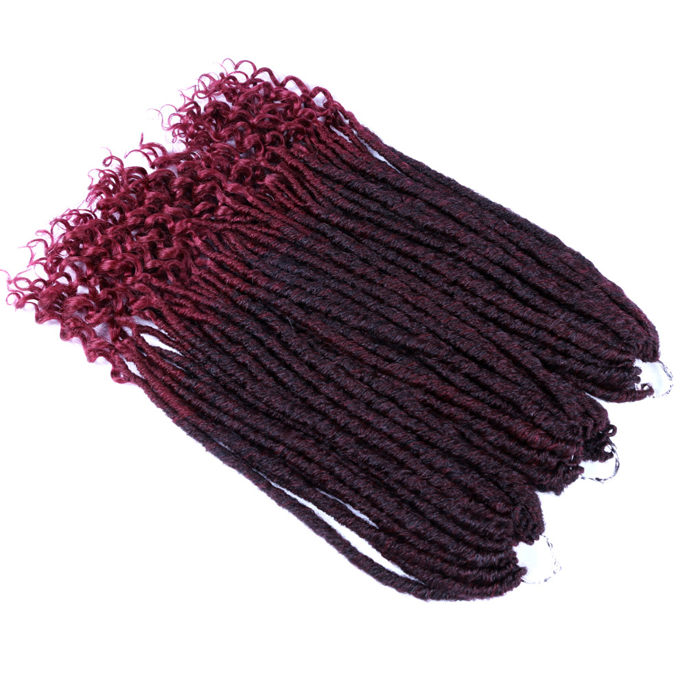 Extension per capelli Treccia senza fibre chimiche Extension per capelli intrecciati all'uncinetto Parrucche Locs Parrucche Trecce per capelli all'uncinetto_voghion.com