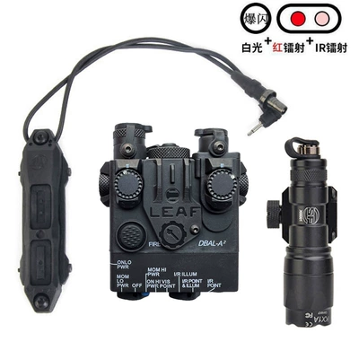 UV fənərlər – version DBAL-A2 red and green - black-suit-red-laser-ir-laser-m300a-dual-control-lighting