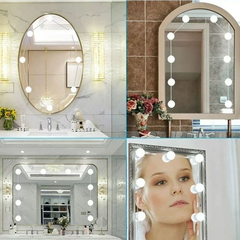 LED-вращающиеся передние фары для зеркала, свет для заполнения, туалетный столик, лампа