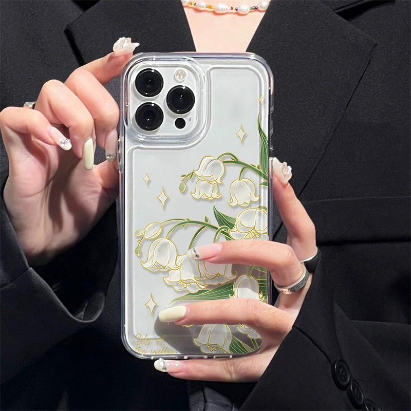 Apple, совместимый чехол для телефона, iPhone 14/15, орхидея, iPhone