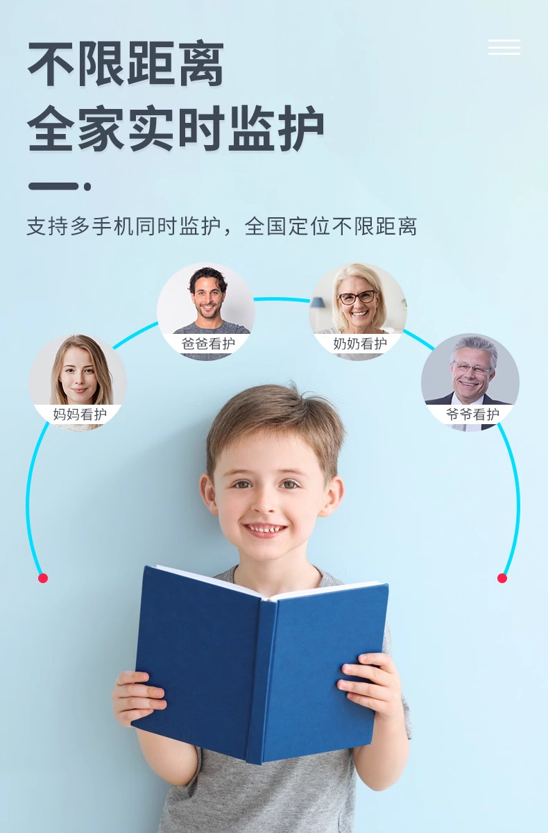 Newman Kidsren's Locator Gps Beidou Wifi Positioning Anti-Tamper Button for the Elderly to Prevent Loss 5g Full Network Communication