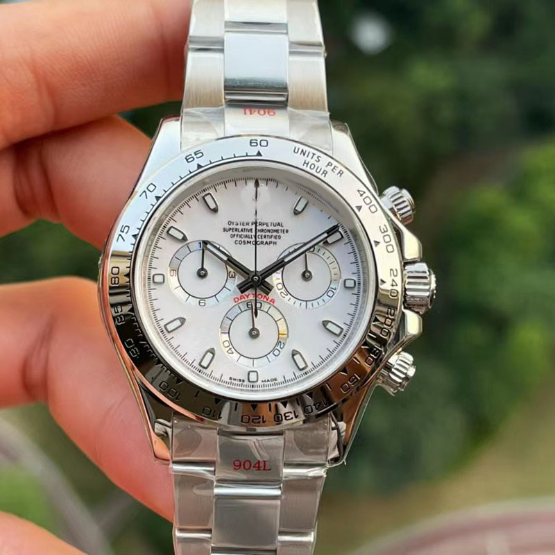 Laojia estilo explosivo C fábrica Ditong serie reloj 4130 máquina de cronometraje multifuncional Panda Di reloj generación transfronteriza