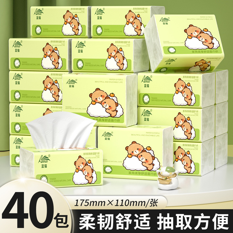Factory Direct Delivery of 40 Packs of Household Tissue Paper, Economical Pack, Wholesale Napkins, Hand Towels, and Tissue Paper Factory Direct Delivery of 40 Packs of Household Tissue Paper, Economical Pack, Wholesale Napkins, Hand Towels, and Tissue Paper