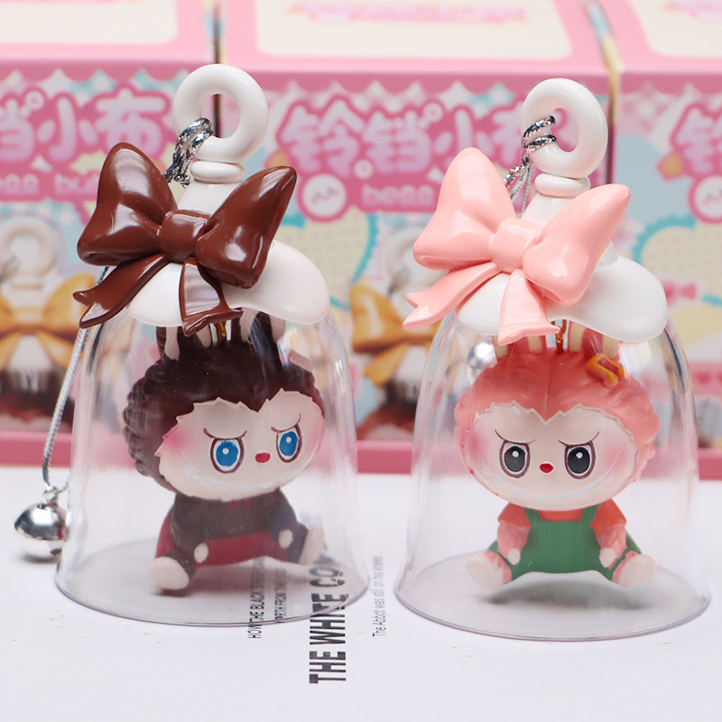 クリエイティブベルリトル布ブラインドボックスかわいい漫画デスクトップ人形装飾品子供の誕生日プレゼントブティック卸売|undefined