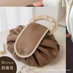 YT 新しい怠惰な巾着化粧品バッグ女性のポータブル防水旅行ハイエンドポータブル収納袋大容量洗濯