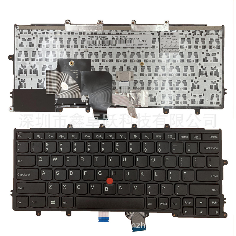 US applicable to Lenovo ThinkPad X230S X240 X240S/I X250 X260S notebook keyboard