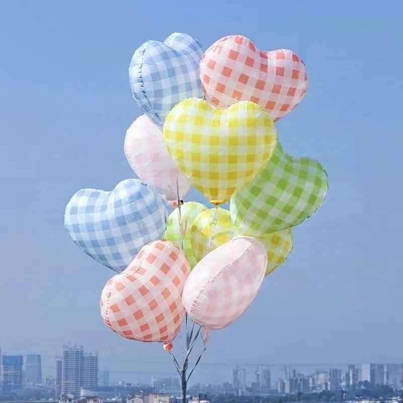 18-inch Internet celebrity love blue and white plaid little red book…