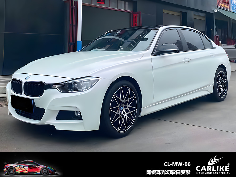 Carlake perla color mágico color blanco cambiante color de coche cambiante película brillante superficie blanca mágica color perla película blanca a azul cuerpo película