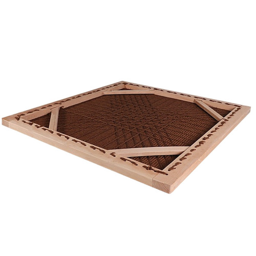 WBZ7 Five-Layer Brown Palm Mattress with Pure Handmade Bamboo Core, Hard Mattress for Children, Moisture-Proof and Waist Support, Old-Style Zong Tent 1.